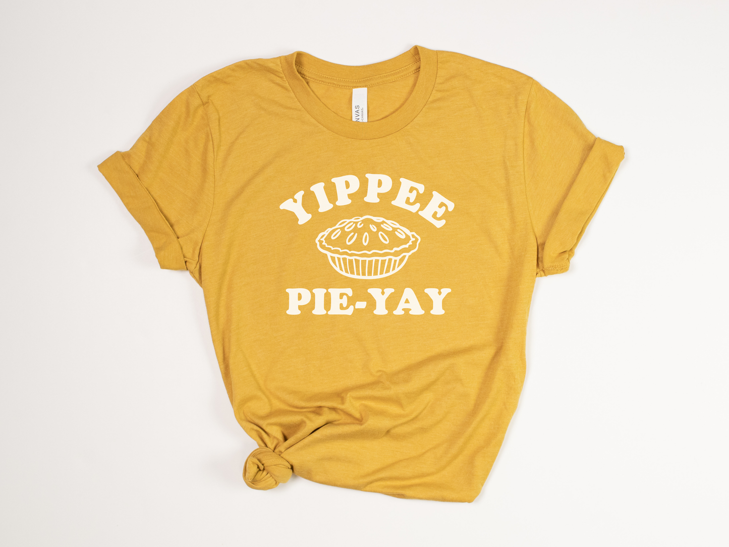 Funny Thanksgiving T-Shirt - "Yippee Pie-Yay" - Retro Thanksgiving Tee