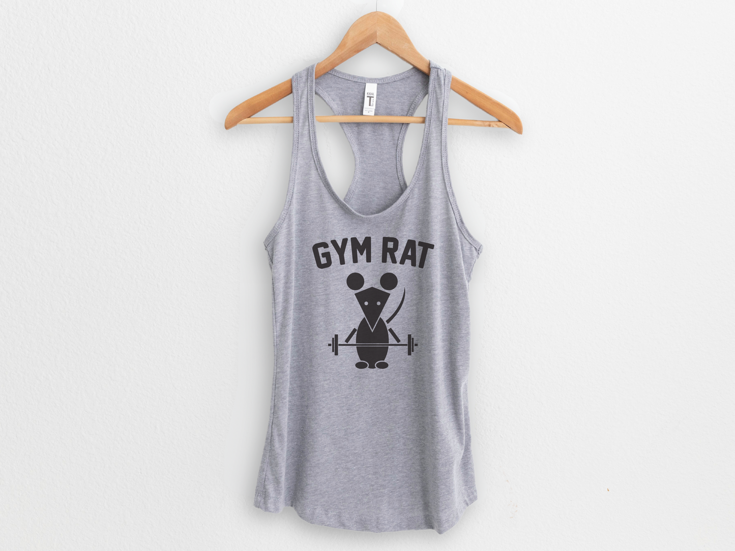 Gym Rat Workout Tank Top – Fitness Tank for Women – Motivational Gym Apparel