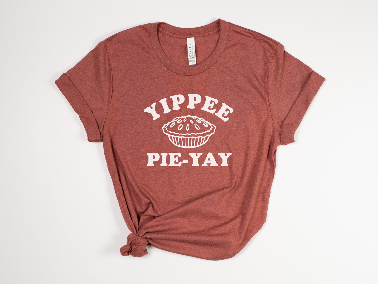 Funny Thanksgiving T-Shirt - "Yippee Pie-Yay" - Retro Thanksgiving Tee