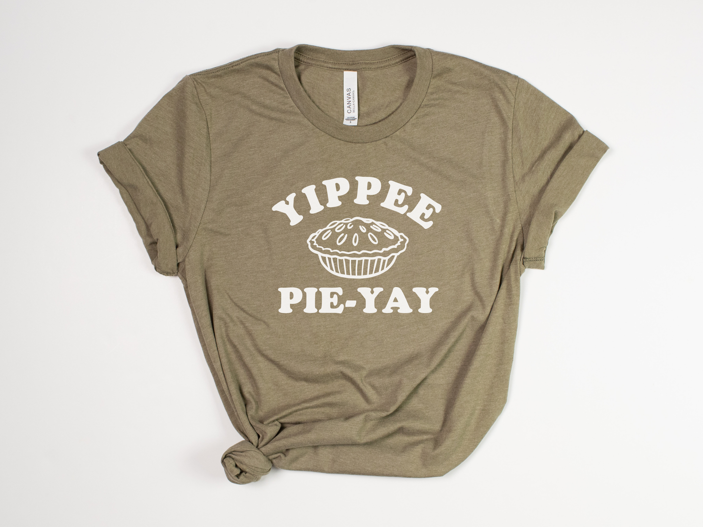 Funny Thanksgiving T-Shirt - "Yippee Pie-Yay" - Retro Thanksgiving Tee