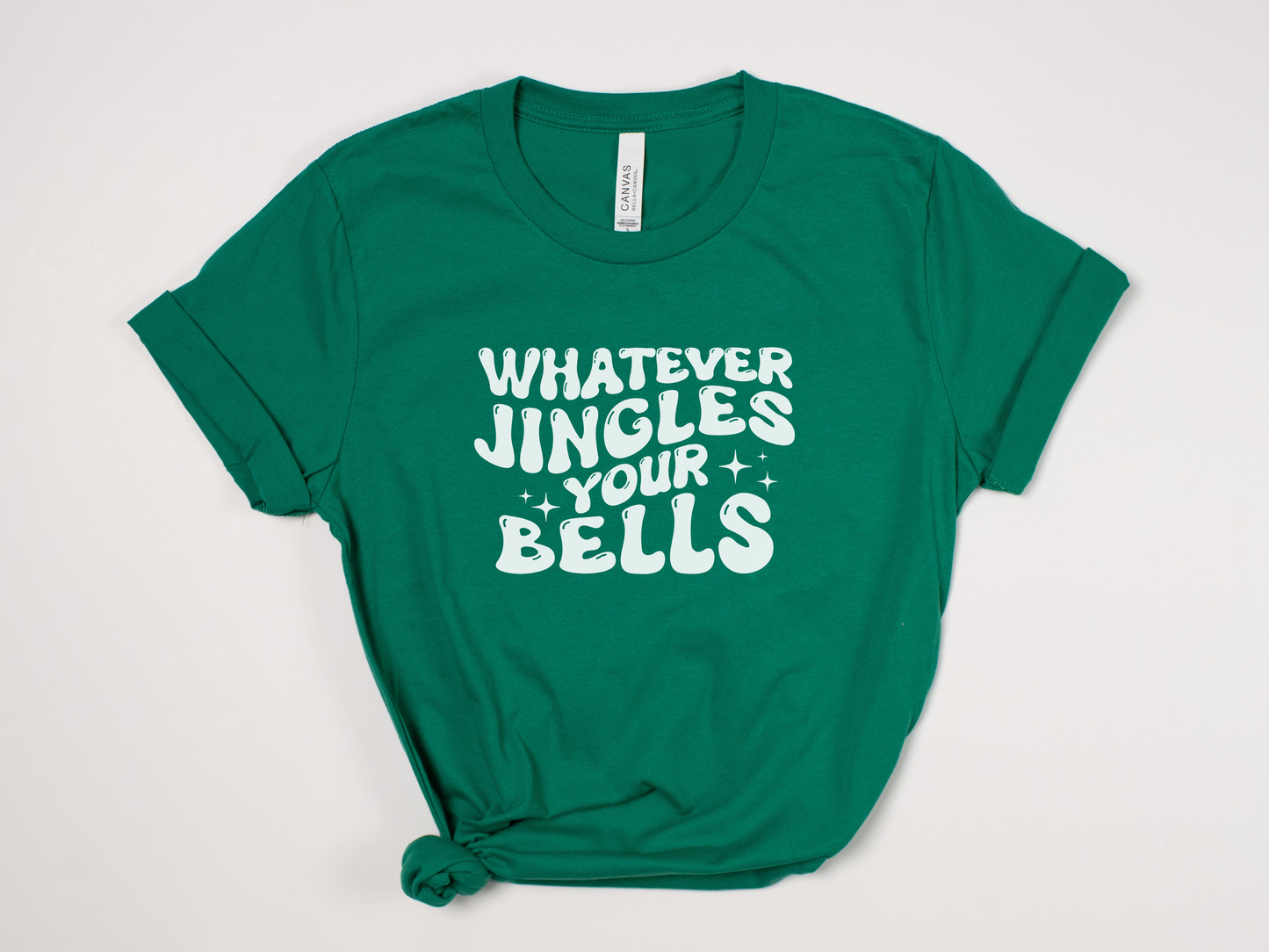 Funny Christmas T-Shirt - "Whatever Jingles Your Bells" Retro Holiday Tee