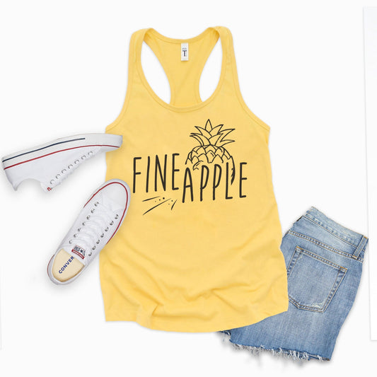 Fineapple Funny Gym Shirt | Workout tank for women | workout shirts | Fitness gift